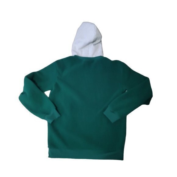 Adidas Mens Size Small‎ Green Collegiate Crest Pullover Fleece Hoodie With Crest - Picture 9 of 9